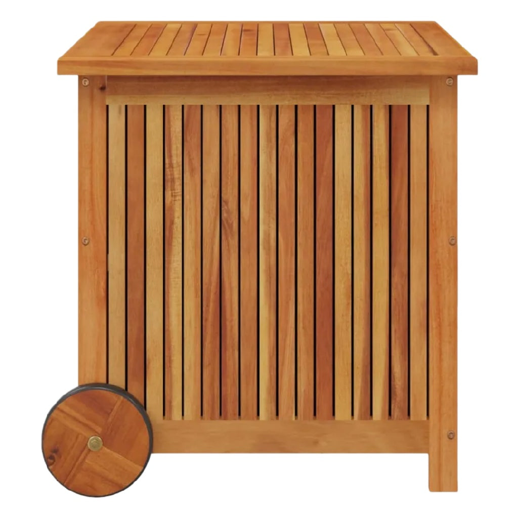 Verrijdbare Houten Tuinkist met Verticale Latten